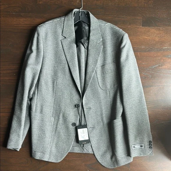 Versace | Suits & Blazers | Versace Gray Textured Sport Blazer